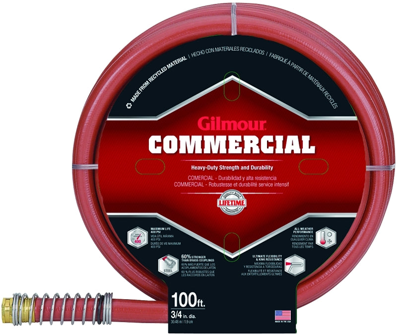 Commercial Heavy-Duty Garden Hose - 3/4"x100' - Gilmour - #11299