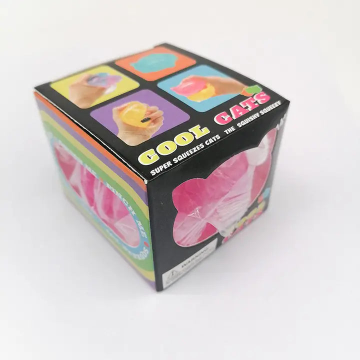 Pink Sugar Cat Squishy Squeeze Toy - #33248