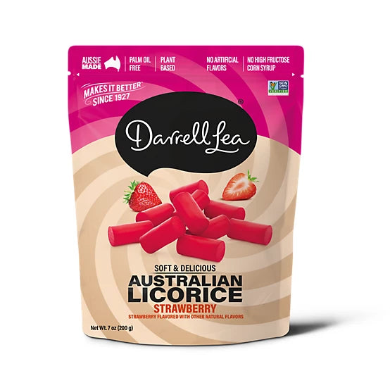Australian Strawberry Licorice - 7 oz - Darrell Lea - #32880