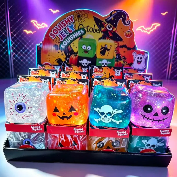 Halloween Maltose Cube Squishy Squeeze Toy