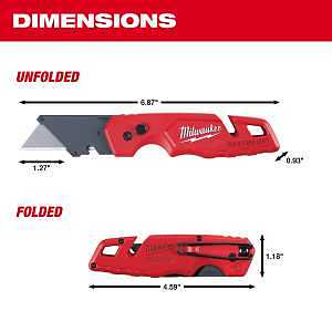 Knife Fastback Flip Milwaukee - Folding - 1.27" Blade # 31241