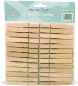 Clothes Pin Wood - 50 Pieces - #16920