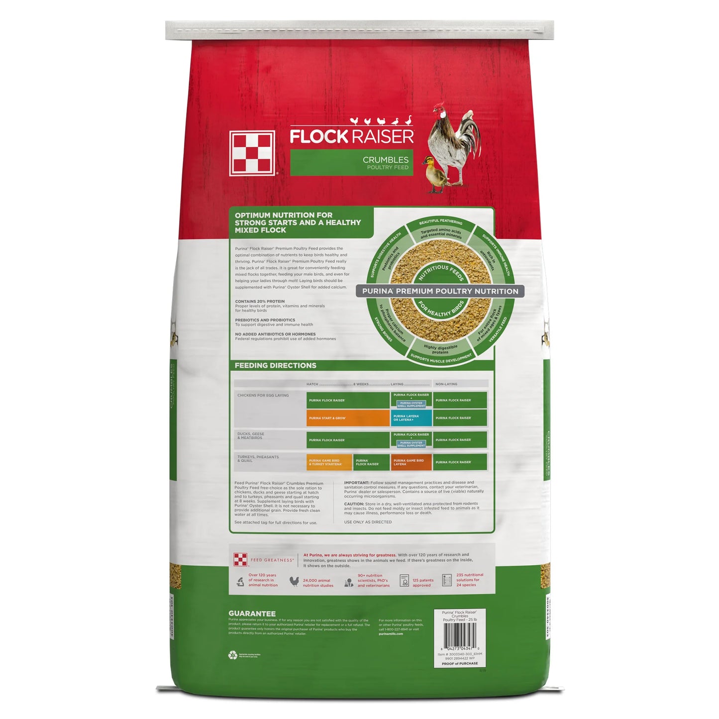 Flock Raiser Crumble - SunFresh Recipe - 50 Lbs - #8936
