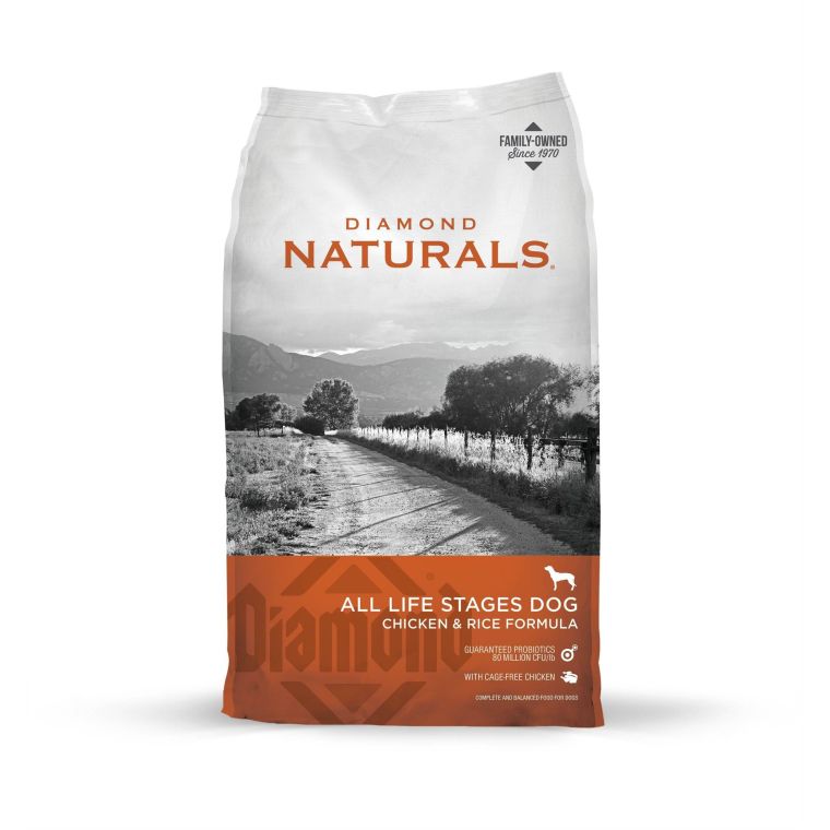 Diamond Naturals Adult Dog Food - Orange - Chkn & Rice - 40 Lbs - #16922