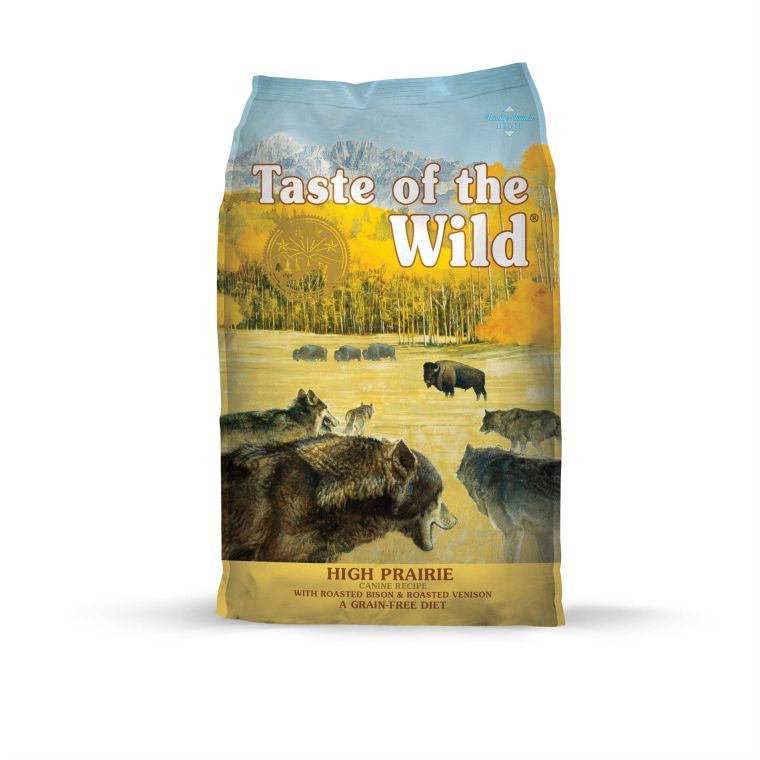 High Prairie Dog Food - Roasted Bison & Venison - Yellow - TOW - 14 Lbs - #7787