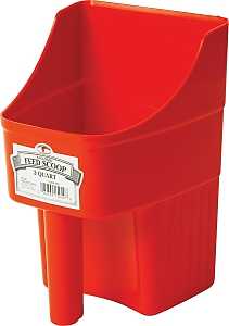Scoop Feed Enclosed Red - 3 Quart - #9814