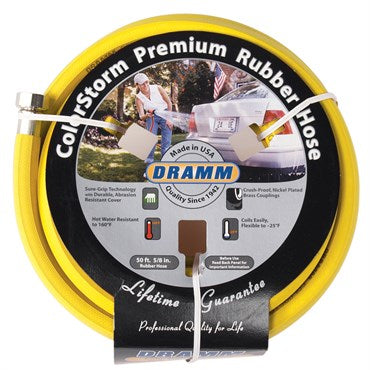 Hose Premium Rubber Colorstorm - Yellow - 5/8"x50' - #10334