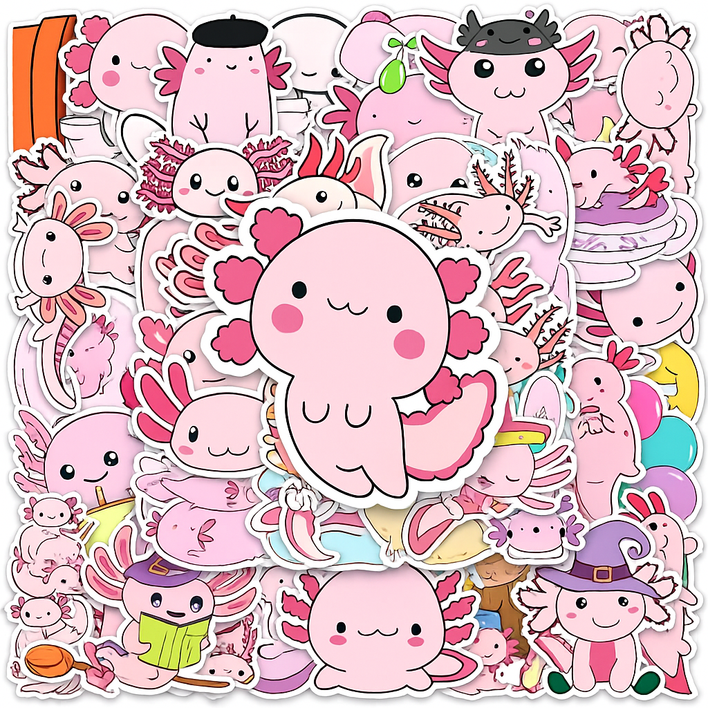 Sticker Assorted Axolotl - #31630