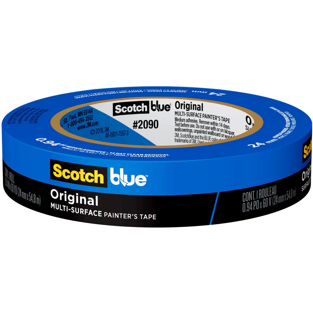 Blue Multi-Surface Painter's Tape - Scotch - 1" x 60 Yards - #12708