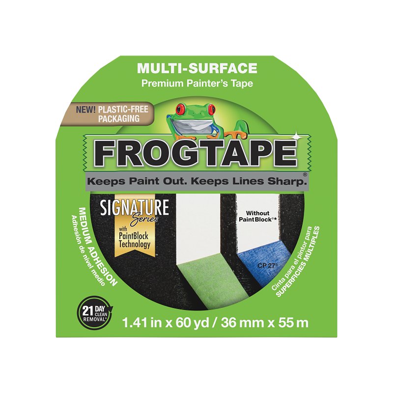 Multi Surface Green Frog Tape - 1.41" x 60 Yards - #20048