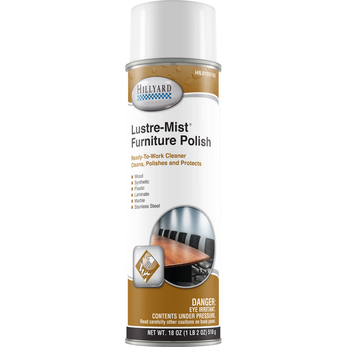 Lustre-Mist Furniture Polish Q&C - Aerosol - 18 Oz