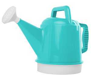 Watering Can Plastic - Mint & White - 2.5 Gallons - #29369