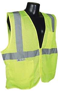 Vest Safety Green/Silver - 2XL - #32468