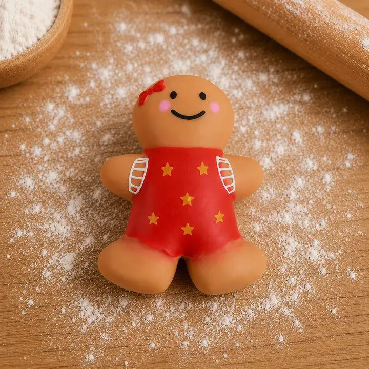 Gingerbread Boy or Girl Squishy Squeeze Toy - #33329