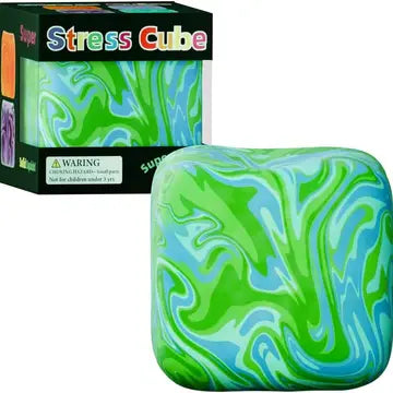 Green Marbled Nice Cube Toy - #33026