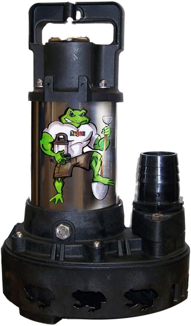 Anjon Big Frog Pond Pump - 5500 GPH Waterfall Pump