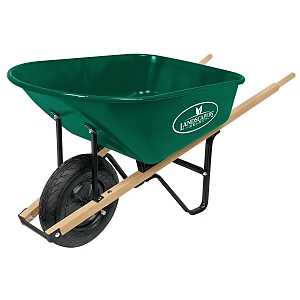 Wheelbarrow Landscapers Select 6 CF Green - #