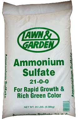 Ammonium Sulfate 21-0-0 - Lawn & Garden - 20 lbs - #1039