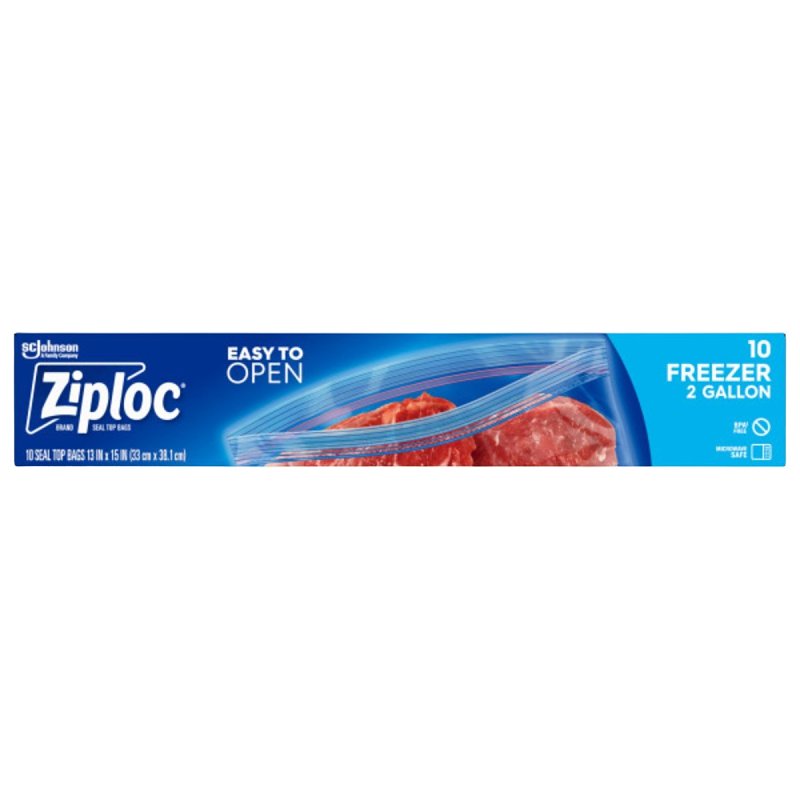 Freezer Ziploc Bags - 2 Gallon - 13" x 15" - #15525