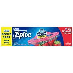 Bags Ziploc Storage - 1 Gallon - #16316