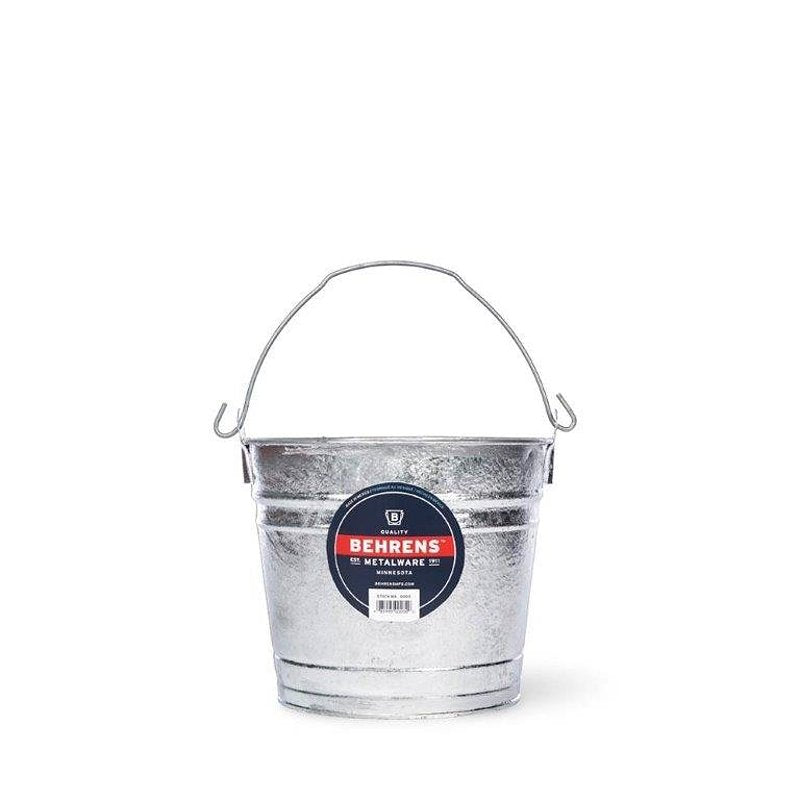 Metal Water Bucket - Behrens - 8 Qt - #12146