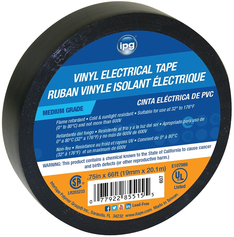Electrical Vinyl Tape - 3/4" x 66' - #19537