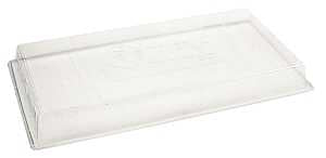 Clear Tray Cover - Jiffy - 11" x 22" x 2-1/2" - #32572