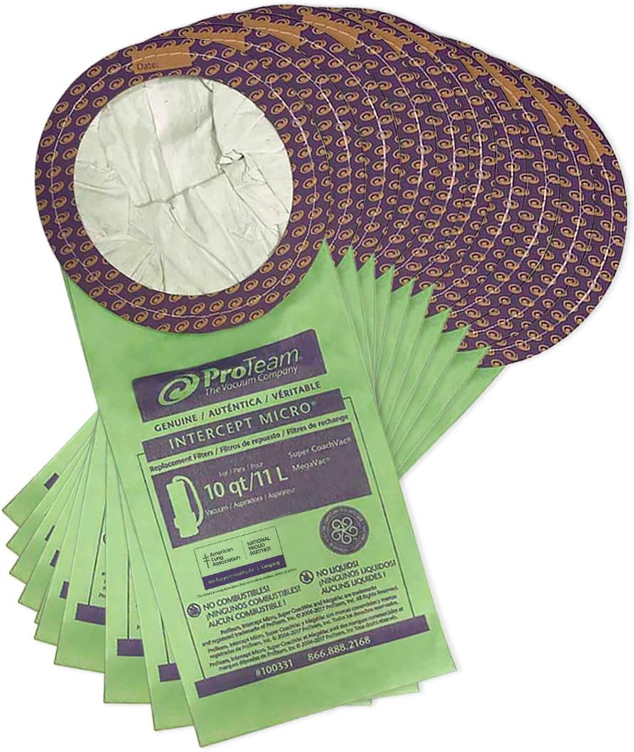 Filter Micro Paper Bag CASE PRICE - 10 Quart - 10 in a bag - #5499