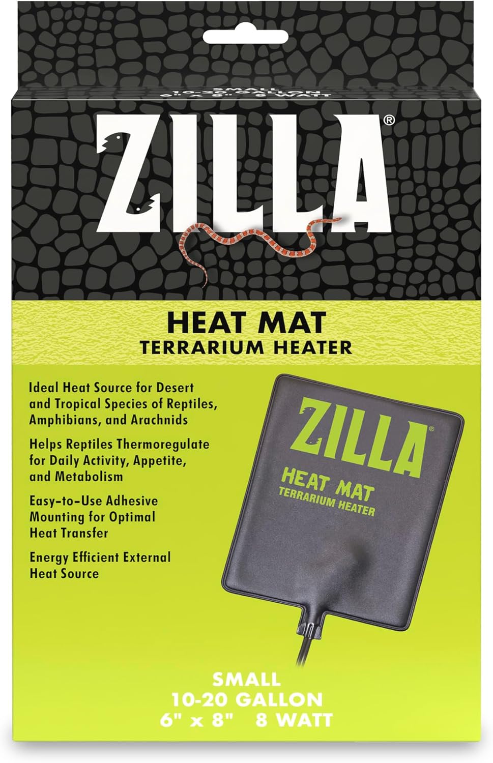 Zilla Heat Mat - 8 Watt - 6" x 8" - Small - #25381