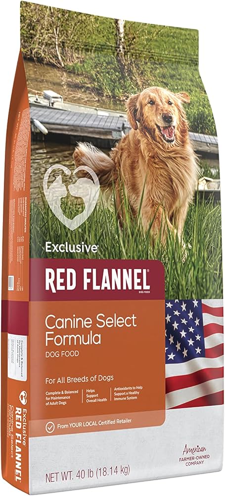 Dog Food Canine Select Formula - Red Flannel - 40 Lbs - Brown - #2081