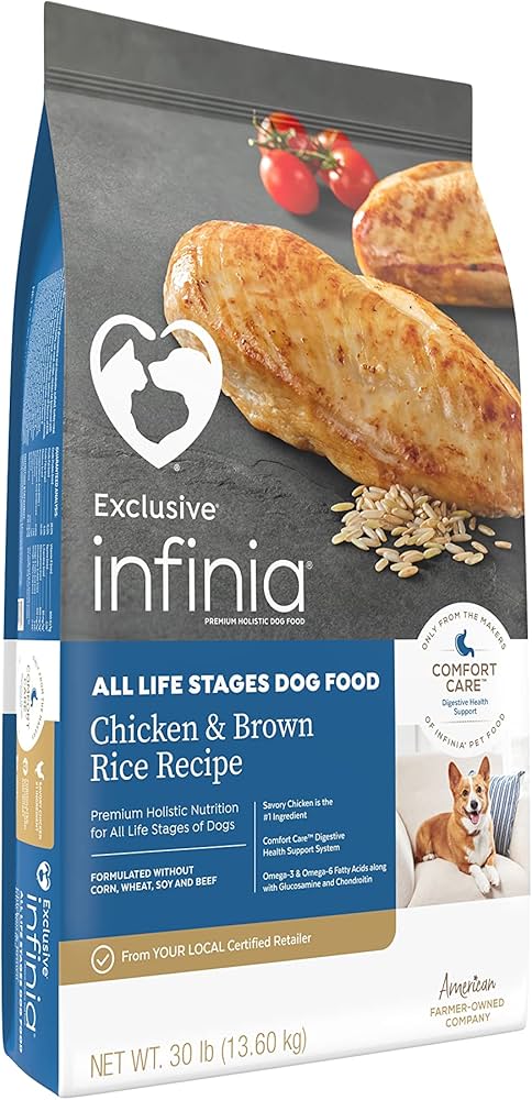 Dog Food Infinia ALS Chicken & Brown Rice - 30 Lbs - Blue - #27125