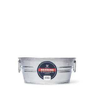 Tub Metal Round Wash Steel - 3 Gallon - #32571