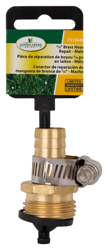 Male Brass Hose Coupling - 5/8" to 3/4" - #30807
