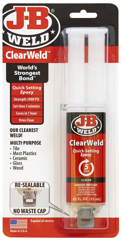 Syringe JB Weld Clearweld - 25 mL - #10817