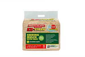EZ-Straw Seeding Mulch with Tack - Rhino Seed - 1 CF - #33310