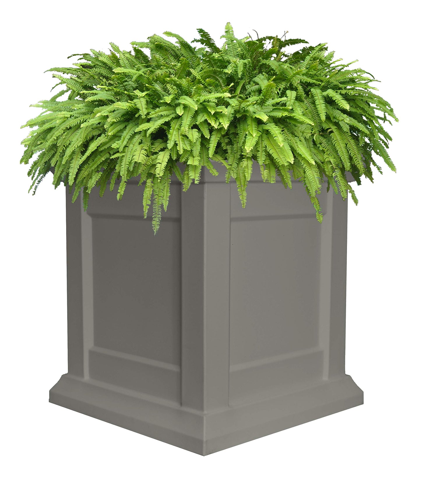Modern Colonial Square Planter - Safari - 16" - #32739