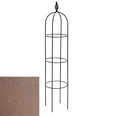 Bronze Obelisk w/ Spiral Twist - Metal - 56" x 10.5" - #32670