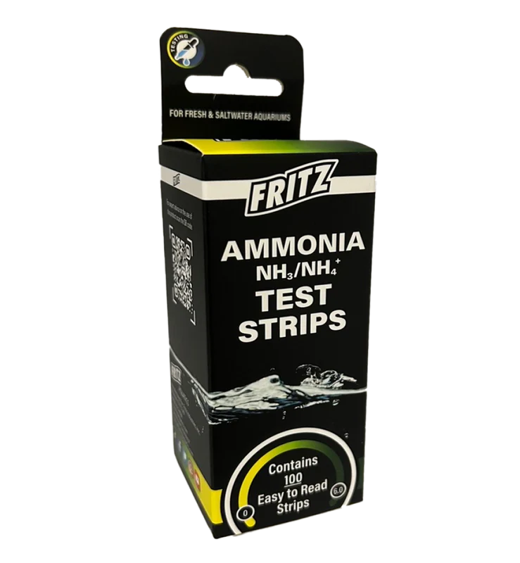 Ammonia Test Strips - Fritz - 100 Strips - #32457