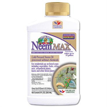Neem Max Oil Concentrate Bonide-Ready to Use - 8 Fl Oz - #28817