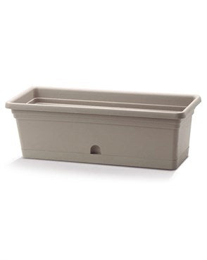 Rectangle Planter - Cappuccino - Crescent Garden Emma - 16"x8" - #32965