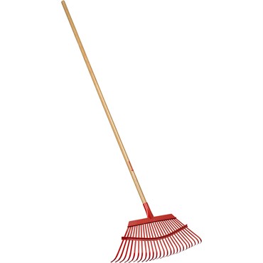 Rake Fixed Tine Leaf Wood Handle - 54''x19" - #4962