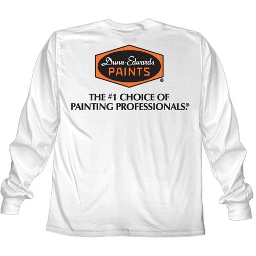 Long Sleeve White Dunn Edwards Shirt - XXL - #28604