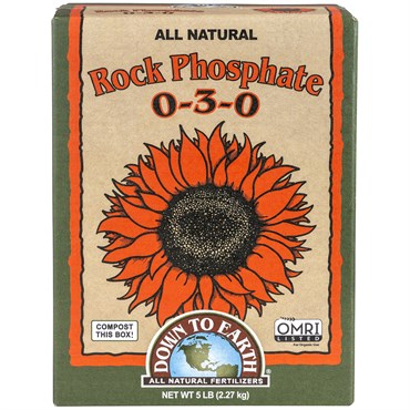 Rock Phosphate All Natural - Down To Earth - 5 Lbs - #21983