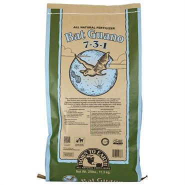 Bat Guano 7-3-1 - Down To Earth - 25 Lbs - #28575