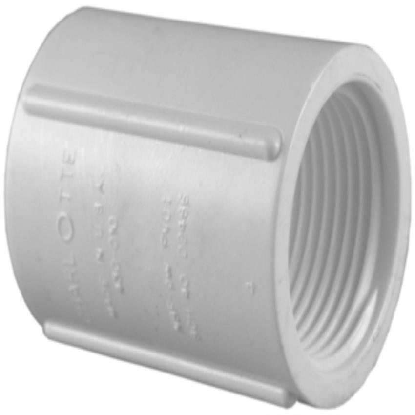 1" SCH40 Coupling - Threaded - PVC - 430-010 - #32658