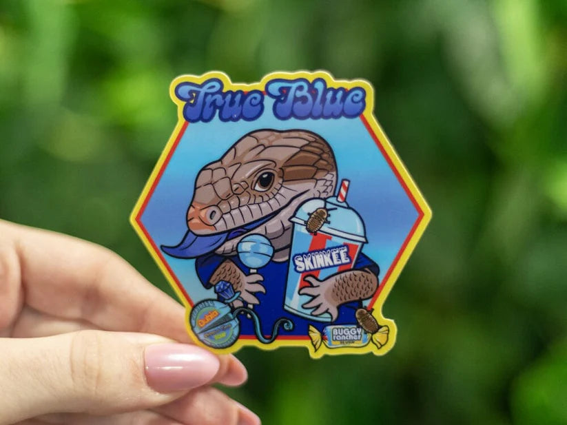 Sticker True Blue Skinkee - Die-Cut - #32789