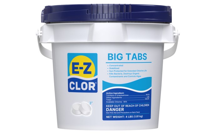 Tablets Chlorine Giant 3" - 4 Lbs - EZC-50-3505 - #29962