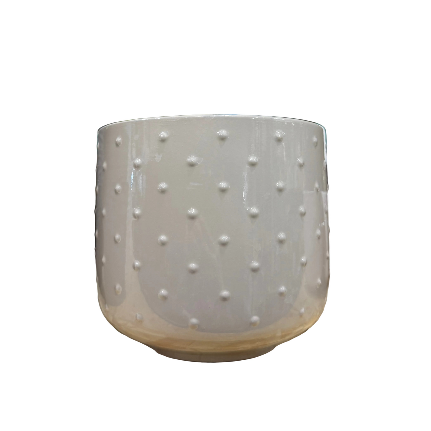 Baku Pearl Pot - Gray-Beige - 7.5" - #29358