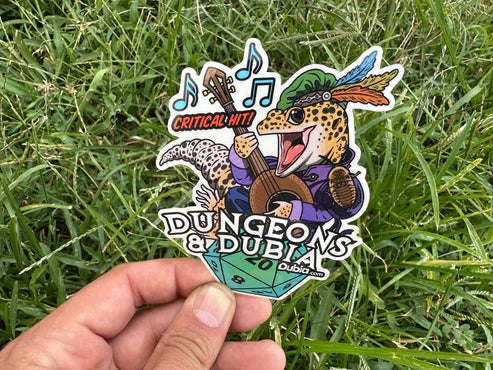 Sticker Dungeon & Dubia - Die-Cut - Leopard Gecko - #31557