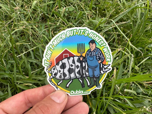 Sticker Dairy Cow Isopod - Die-Cut - #31558